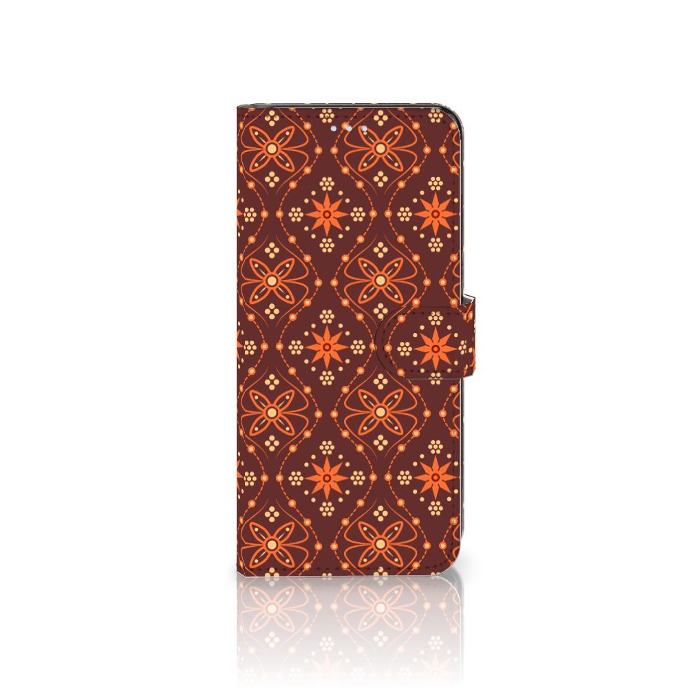 OPPO Reno 8 Lite | OnePlus Nord N20 Telefoon Hoesje Batik Brown