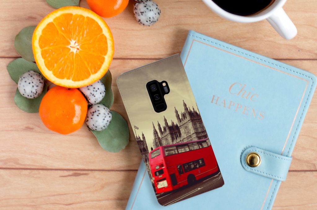 Samsung Galaxy S9 Plus Book Cover Londen