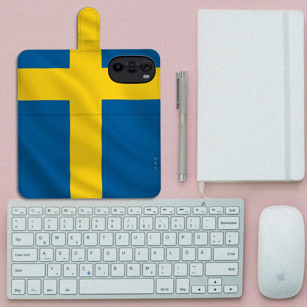 Motorola Edge 30 Pro Bookstyle Case Zweden