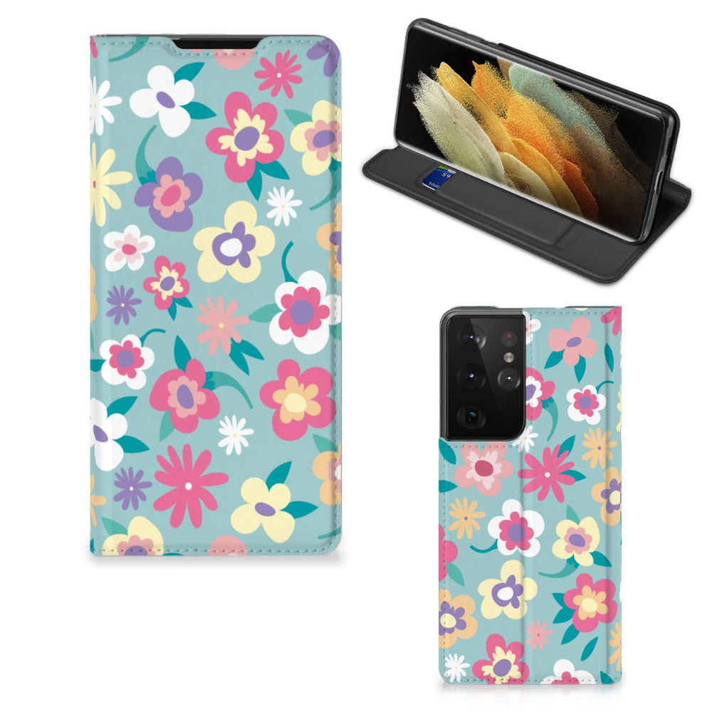 Samsung Galaxy S21 Ultra Smart Cover Flower Power