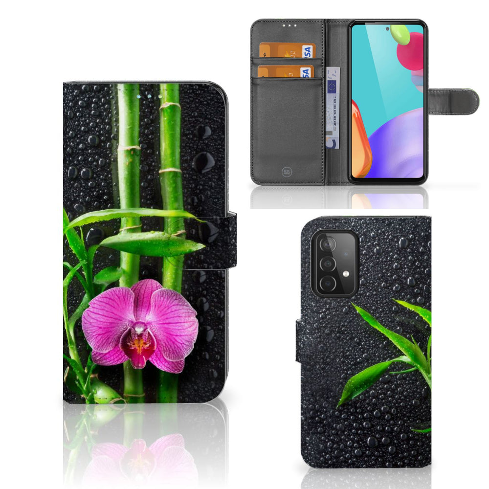 Samsung Galaxy A52 Hoesje Orchidee