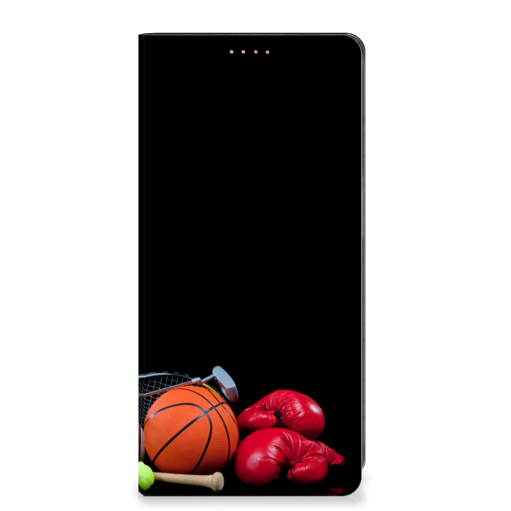 OPPO A54 5G | A74 5G | A93 5G Hippe Standcase Sports with basketball and boxing gloves design.