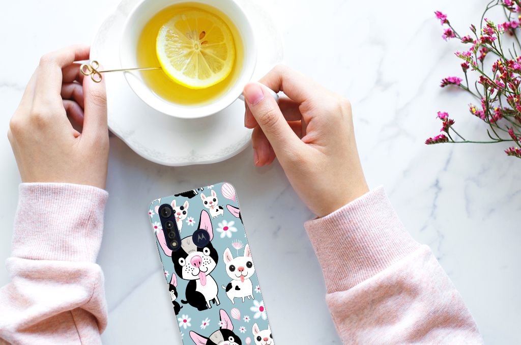 Motorola Moto G8 Power Lite TPU Hoesje Hondjes B2C Telecom
