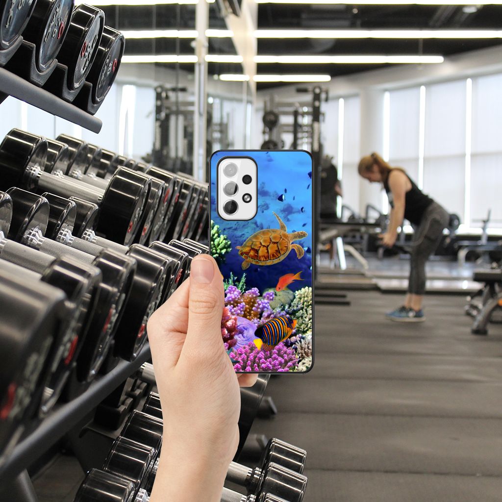 Samsung Galaxy A73 Dierenprint Telefoonhoesje Vissen B2C Telecom