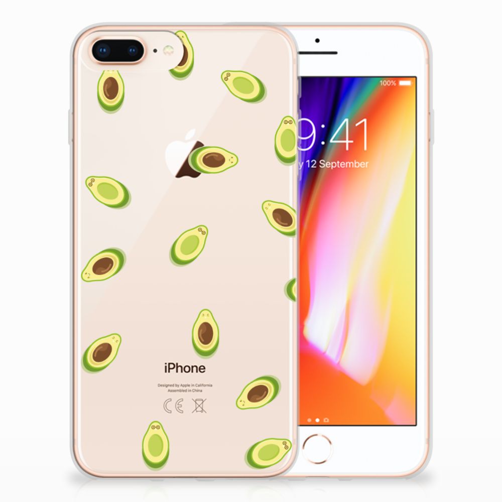 Apple iPhone 7 Plus | 8 Plus Siliconen Case Avocado