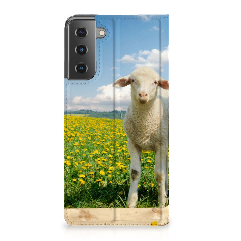 Samsung Galaxy S21 Plus Hoesje maken Schaap en Lammetje - B2C Telecom