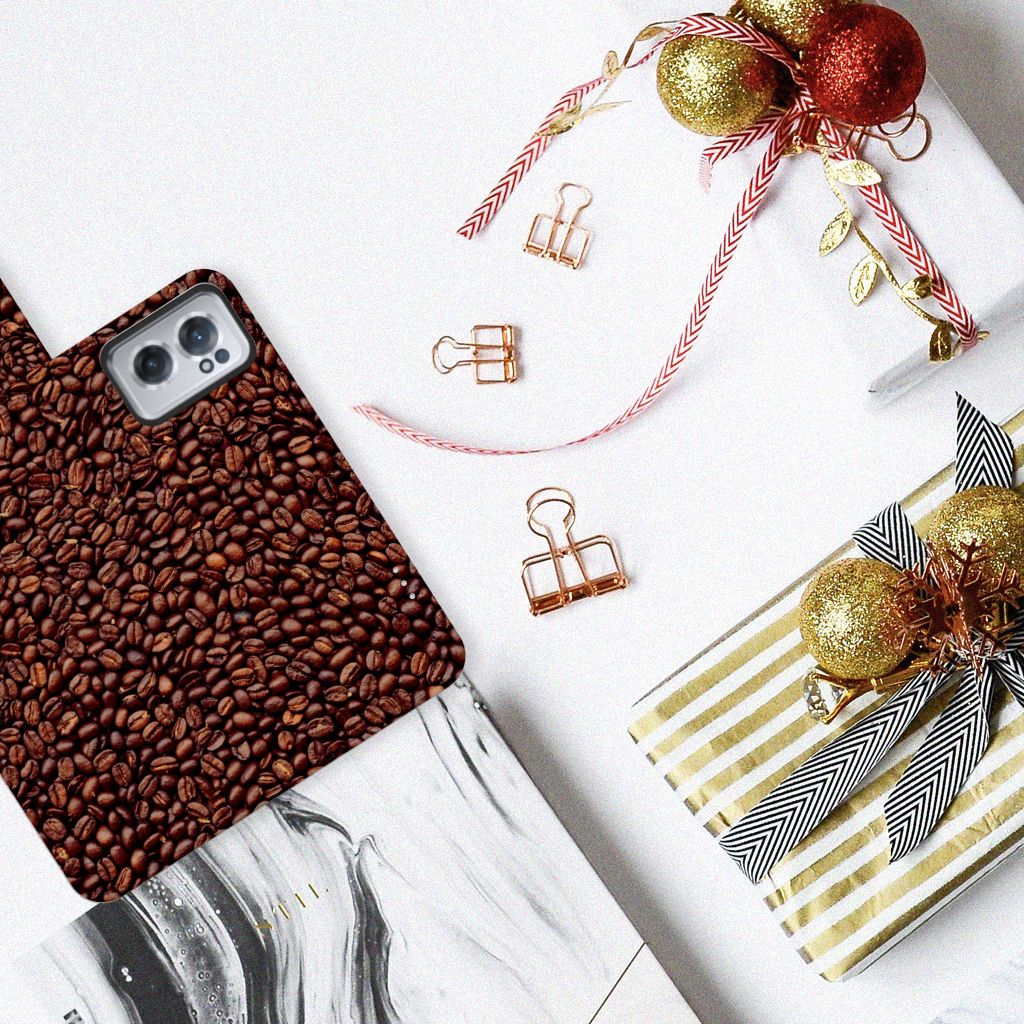 OnePlus Nord CE 2 Book Cover Koffiebonen