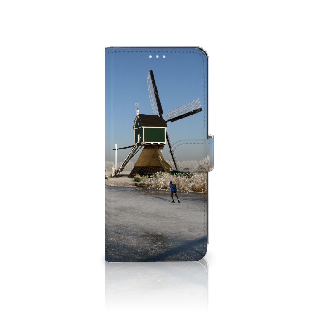 Motorola Moto G100 Flip Cover Schaatsers