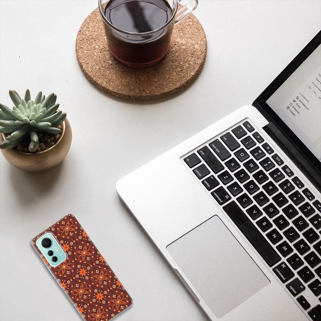 Xiaomi 12 Lite TPU bumper Batik Brown B2C Telecom