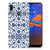 Motorola Moto E6 Plus TPU Case Flower Blue
