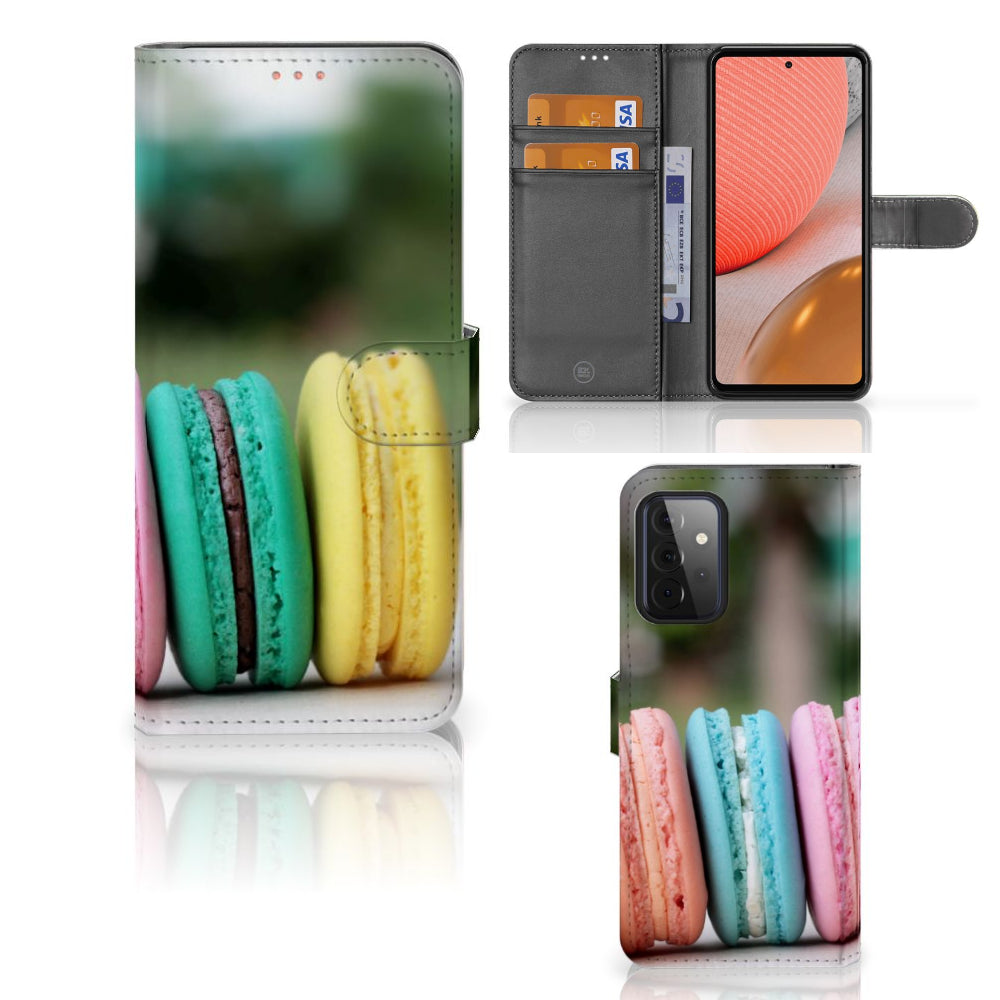 Samsung Galaxy A72 Book Cover Macarons