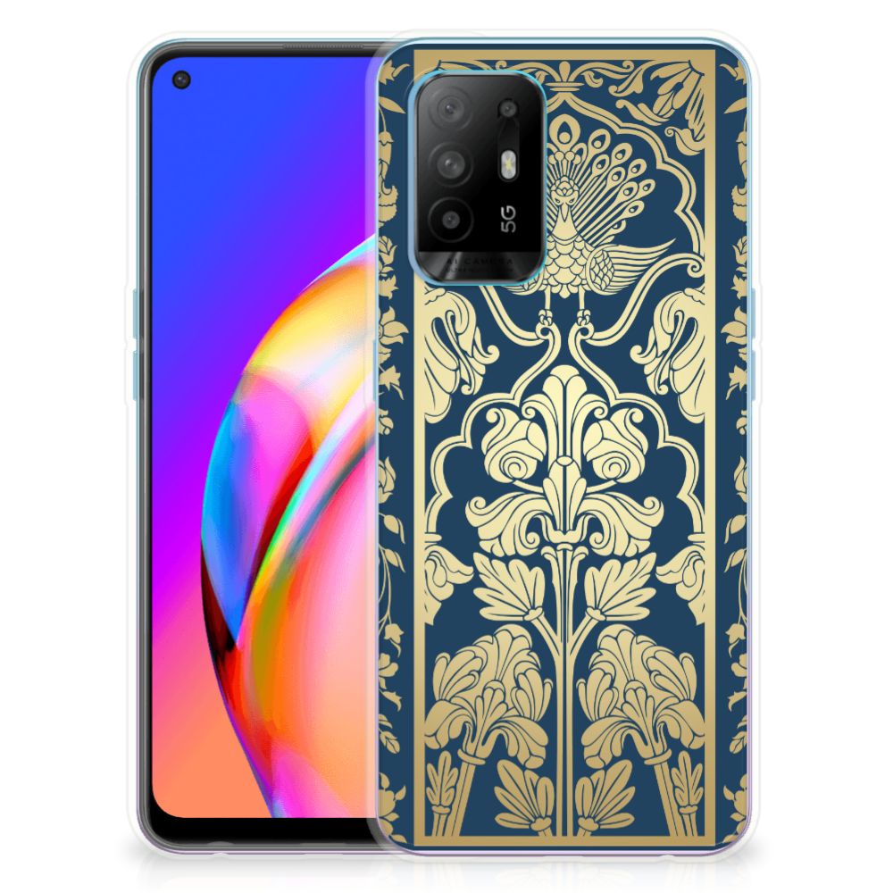 OPPO A94 5G | Reno5 Z TPU Case Beige Flowers