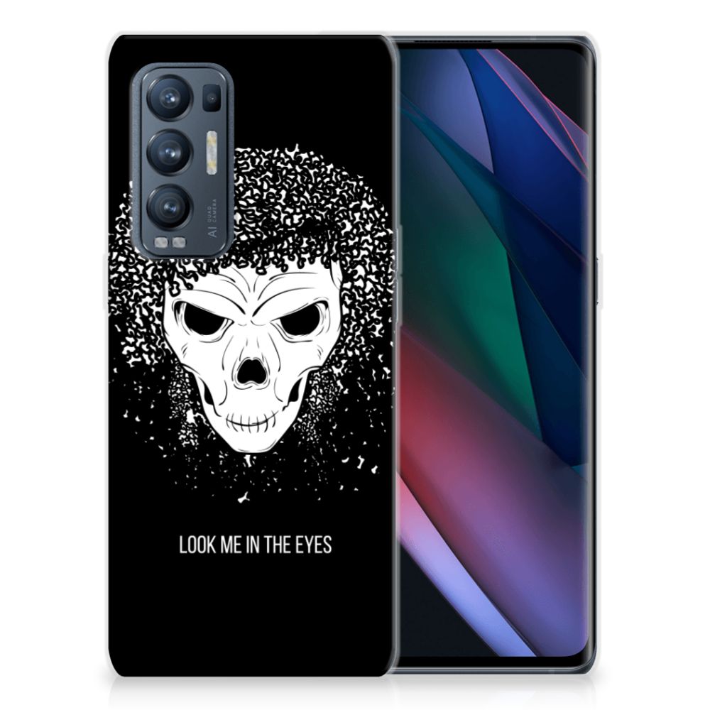 Silicone Back Case OPPO Find X3 Neo Skull Hair B2C Telecom