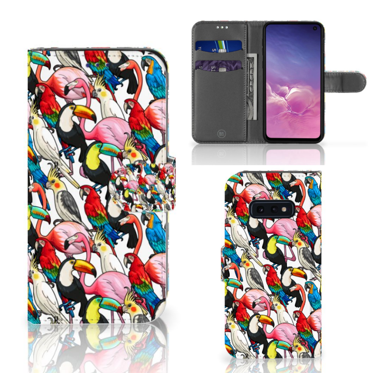 Samsung Galaxy S10e Telefoonhoesje met Pasjes Birds