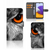 Samsung Galaxy A22 4G | M22 Telefoonhoesje met Pasjes Uil
