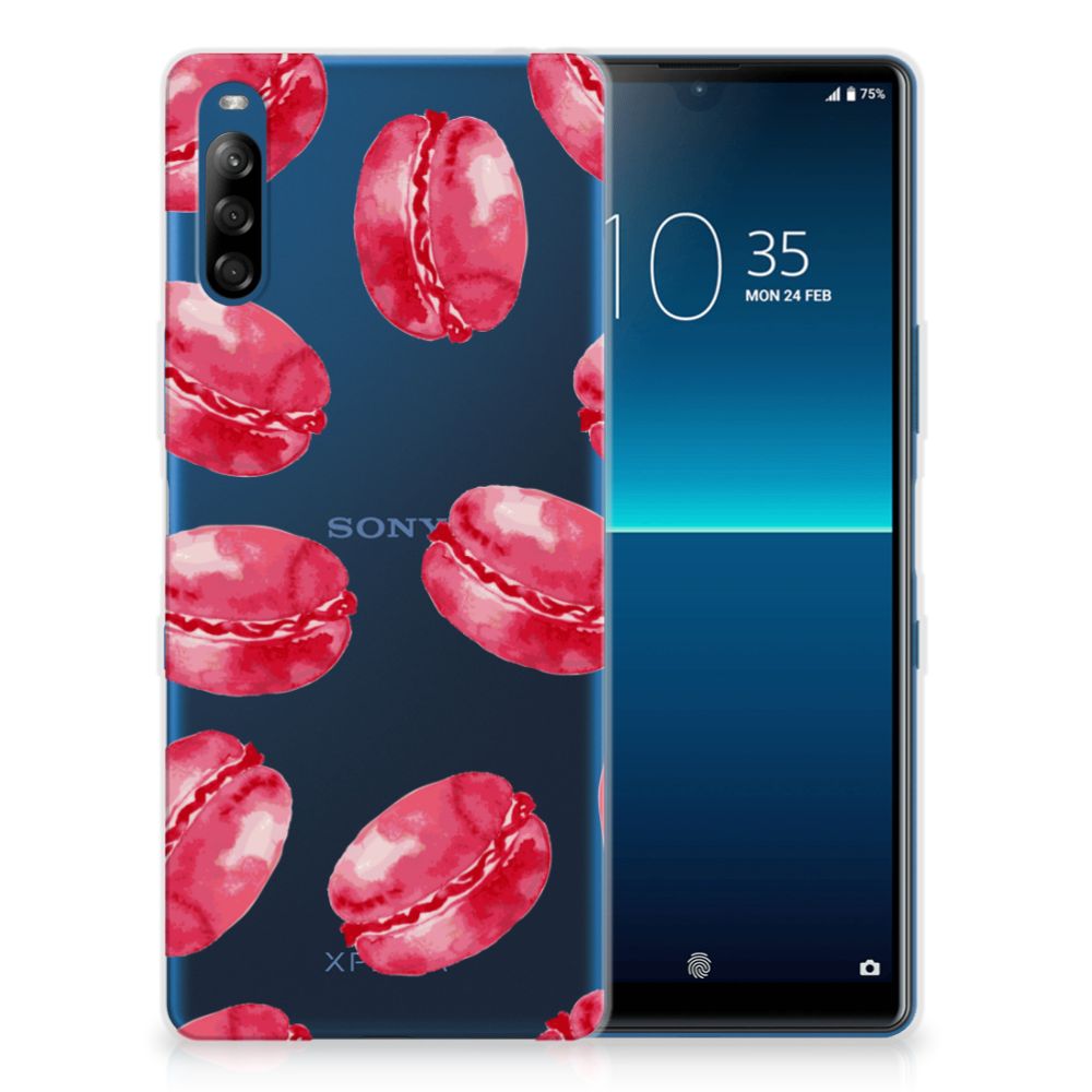 Sony Xperia L4 Siliconen Case Pink Macarons