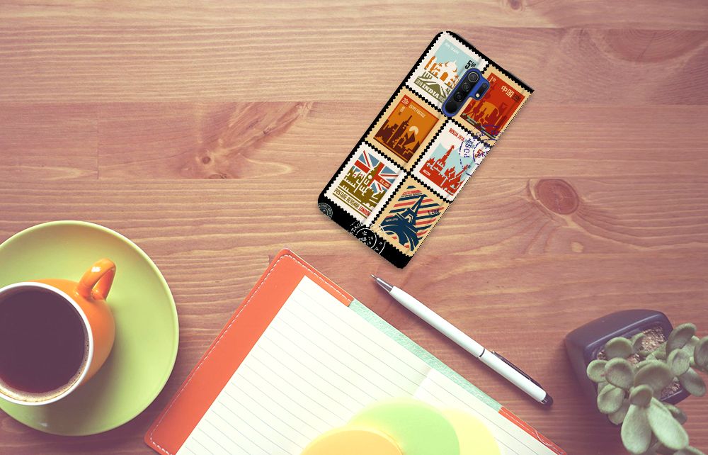 Xiaomi Redmi 9 Book Cover Postzegels - B2C Telecom