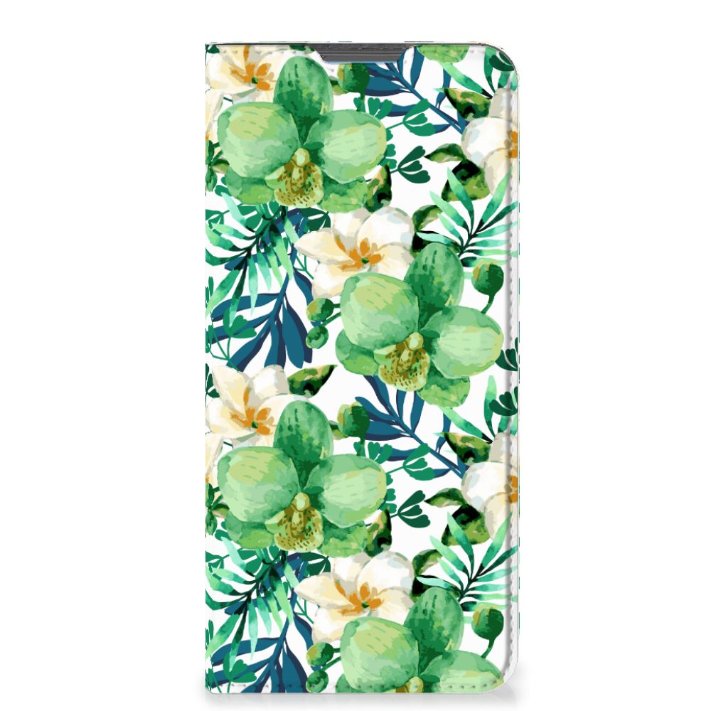 Motorola Moto E32 | Moto E32s Smart Cover Orchidee Groen