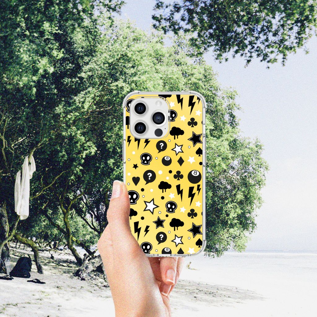 Extreme Case iPhone 13 Pro Max Punk Geel - B2C Telecom