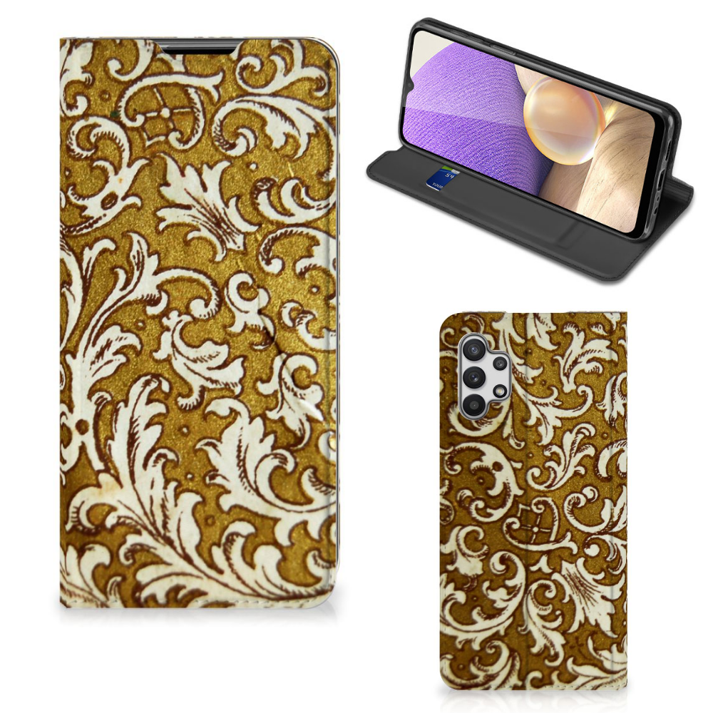 Telefoon Hoesje Samsung Galaxy A32 5G Barok Goud - B2C Telecom