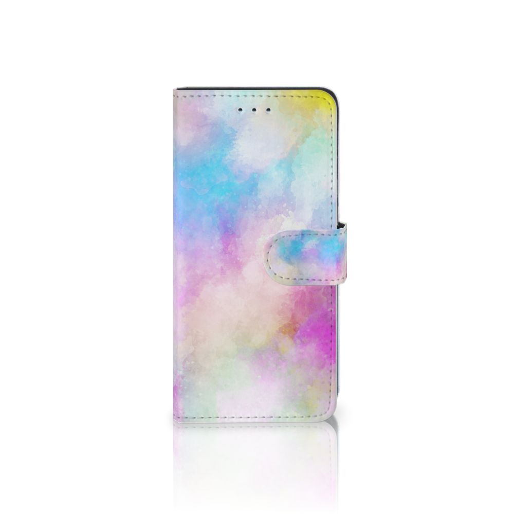 Hoesje Xiaomi Redmi K20 Pro Watercolor Light met pastelkleuren en pasjeshouder.