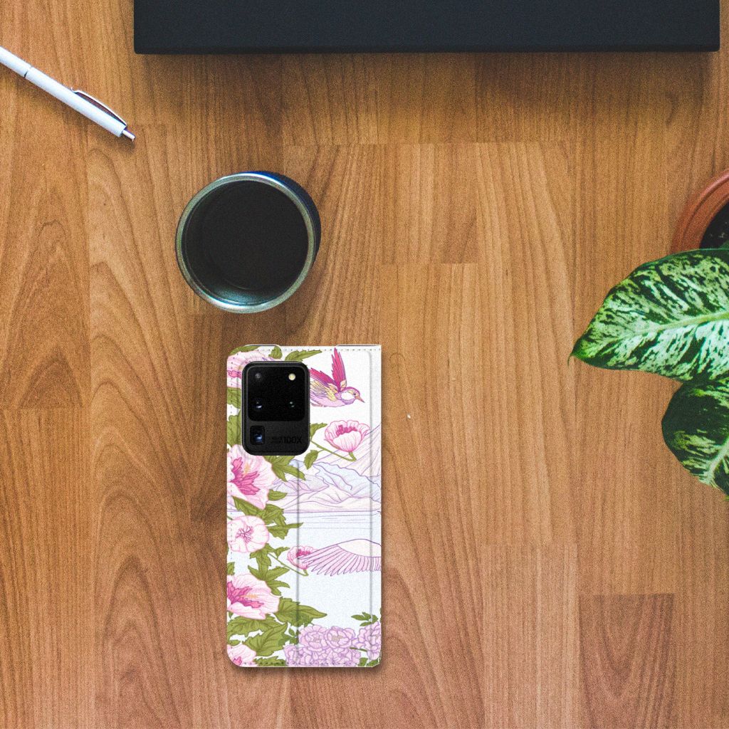 Samsung Galaxy S20 Ultra Hoesje maken Bird Standing - B2C Telecom