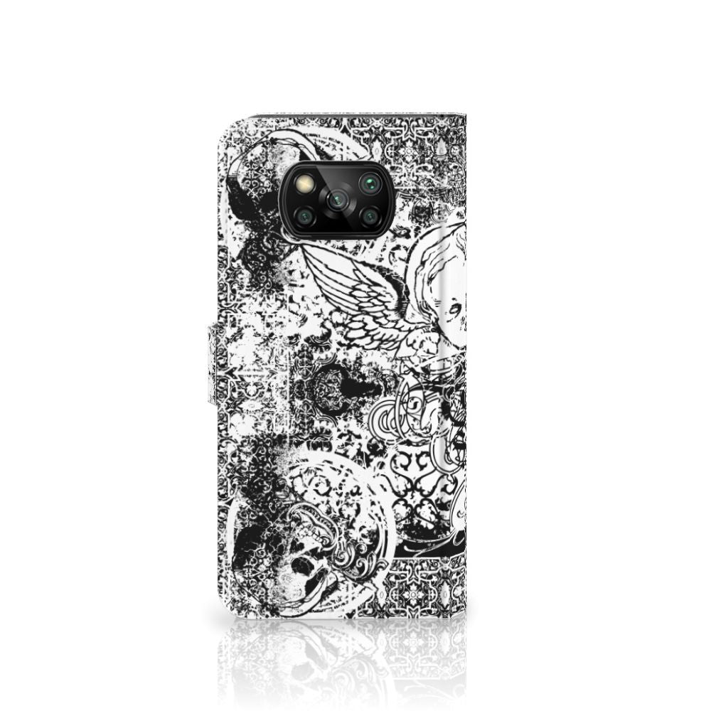 Telefoonhoesje met Naam Xiaomi Poco X3 | Poco X3 Pro Skulls Angel