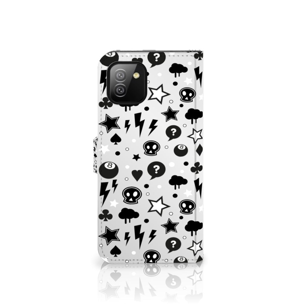Telefoonhoesje met Naam Samsung Galaxy A03 Silver Punk
