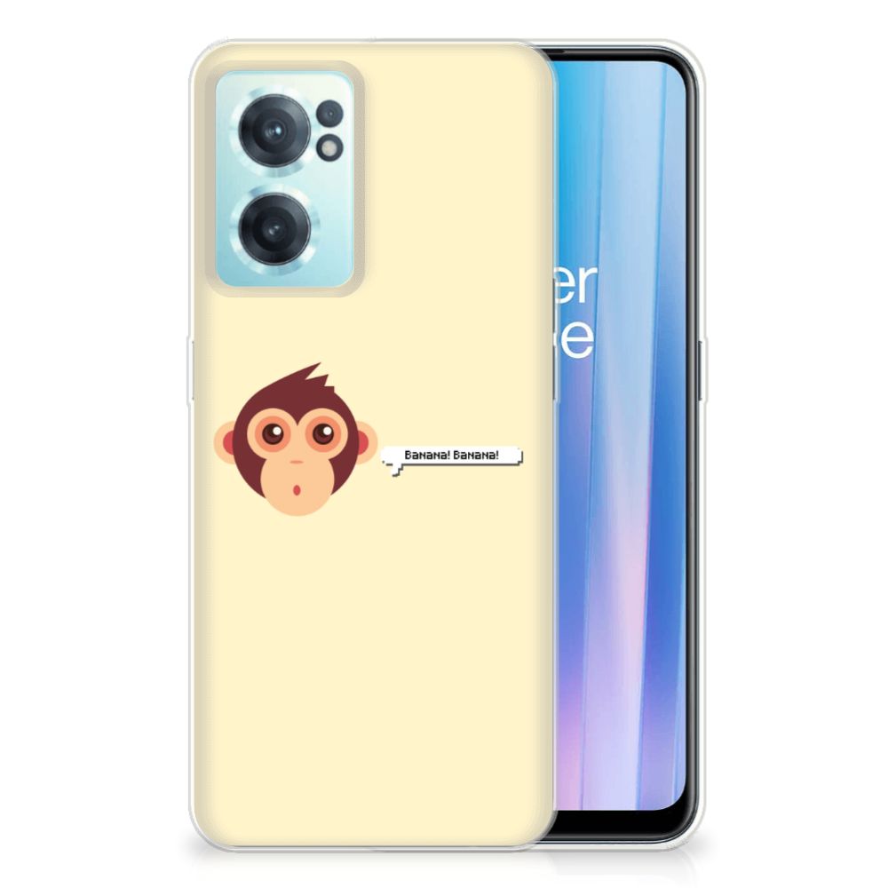 OnePlus Nord CE 2 5G Telefoonhoesje met Naam Monkey B2C Telecom