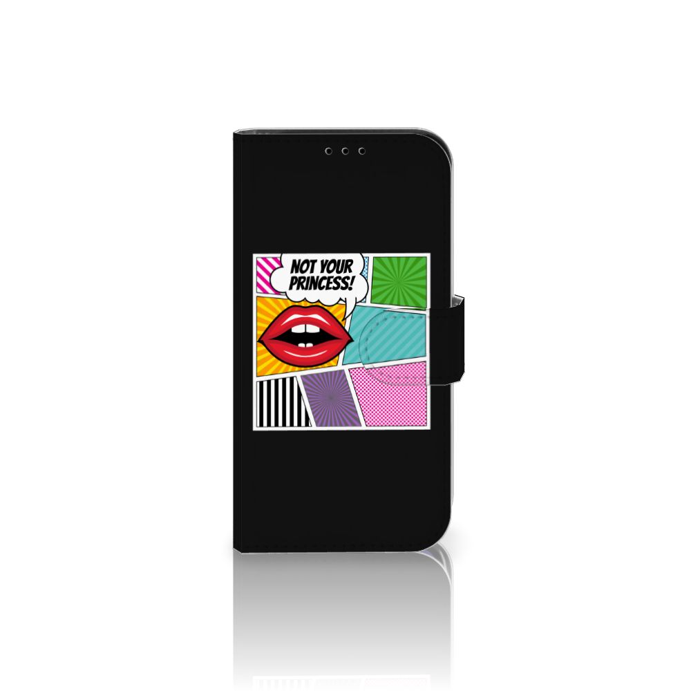 iPhone 13 Mini Wallet Case met Pasjes Popart Princess