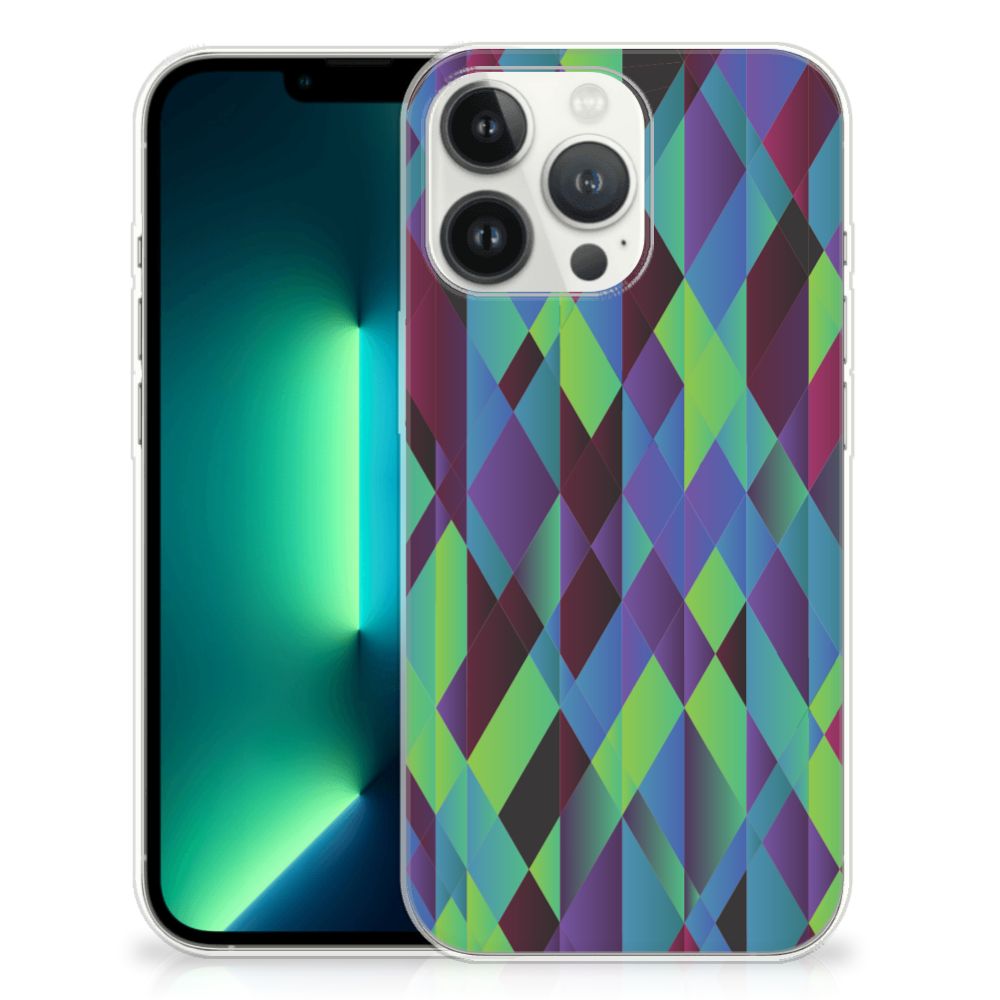 iPhone 13 Pro Max TPU Hoesje Abstract Green Blue B2C Telecom