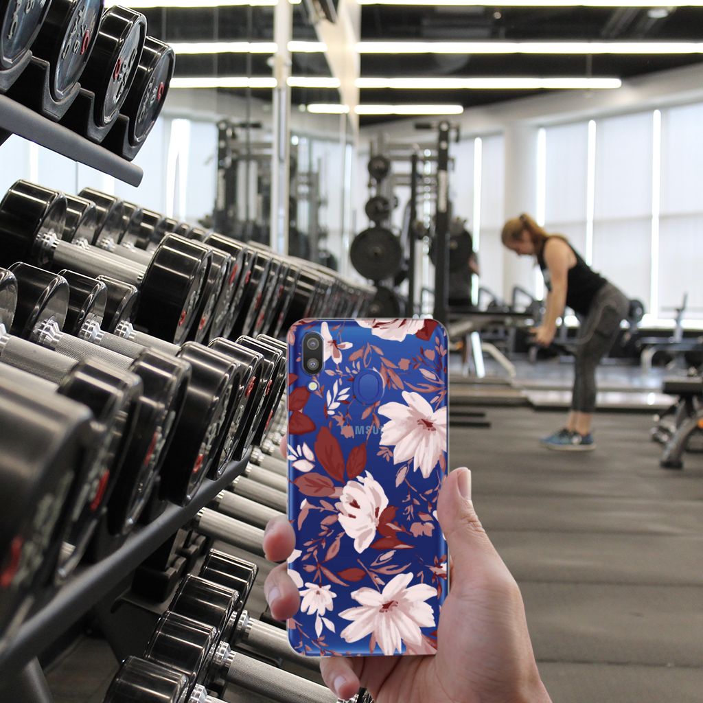 Hoesje maken Samsung Galaxy M20 (Power) Watercolor Flowers
