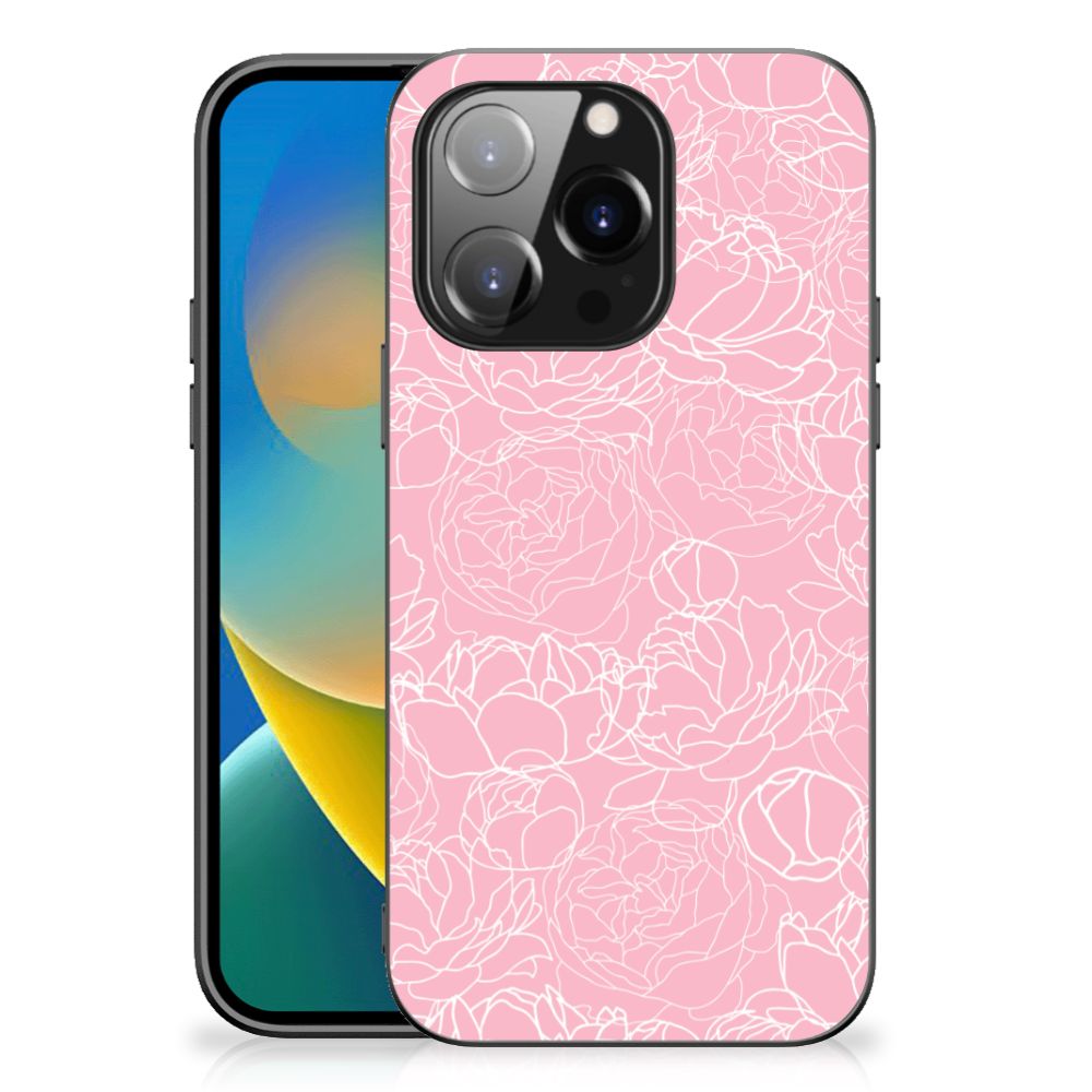 iPhone 14 Pro Bloemen Hoesje White Flowers B2C Telecom