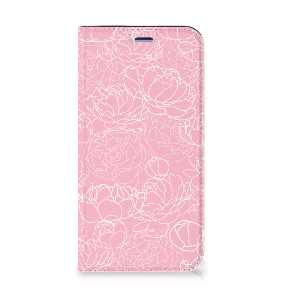 iPhone 12 Mini Smart Cover White Flowers - B2C Telecom
