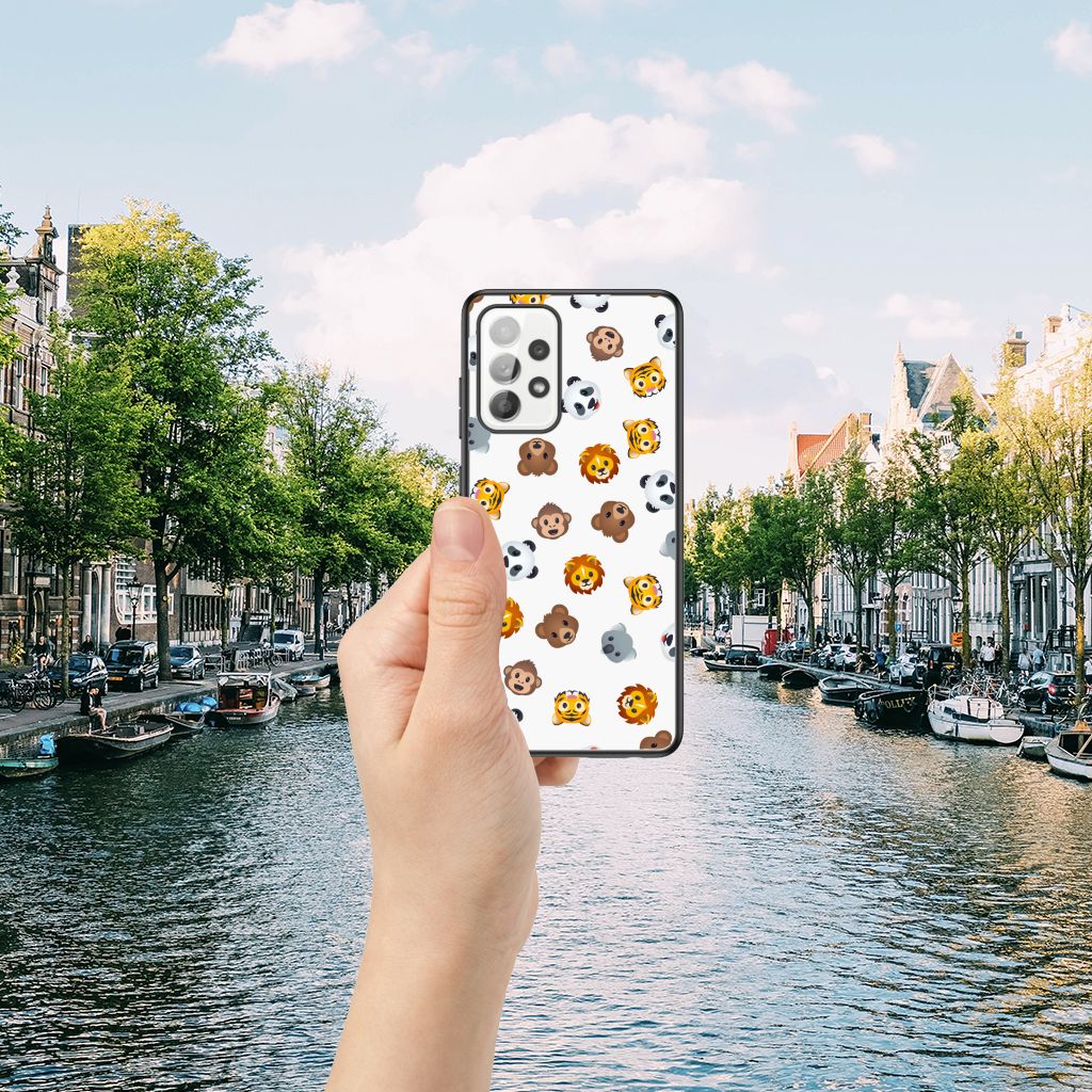 Back Case voor Samsung Galaxy A52 | A52s (5G/4G) Dieren Emojis B2C Telecom