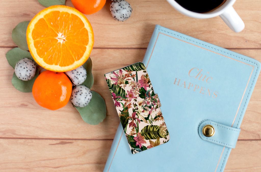 Motorola Moto G60 Hoesje Flowers