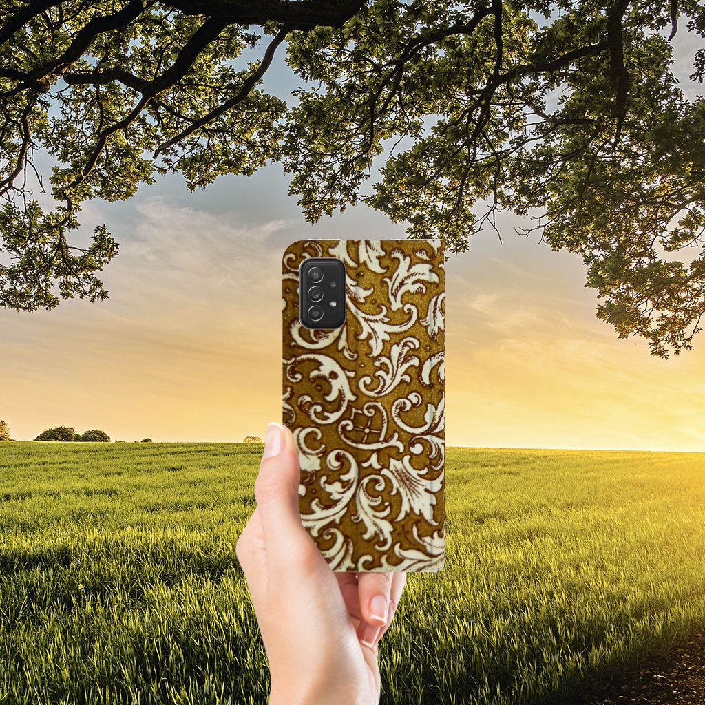 Telefoon Hoesje Samsung Galaxy A03s Barok Goud - B2C Telecom