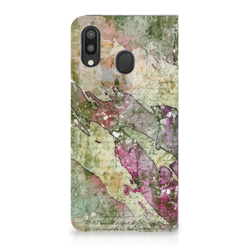 Bookcase Samsung Galaxy M20 Letter Painting