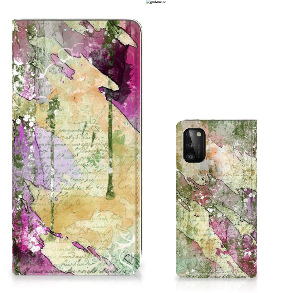 Bookcase Samsung Galaxy A41 Letter Painting