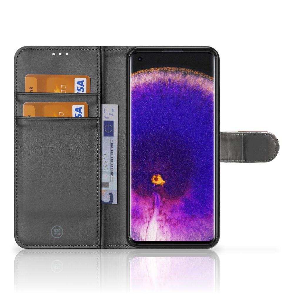 OPPO Find X5 Pro Telefoonhoesje met foto Vintage Auto