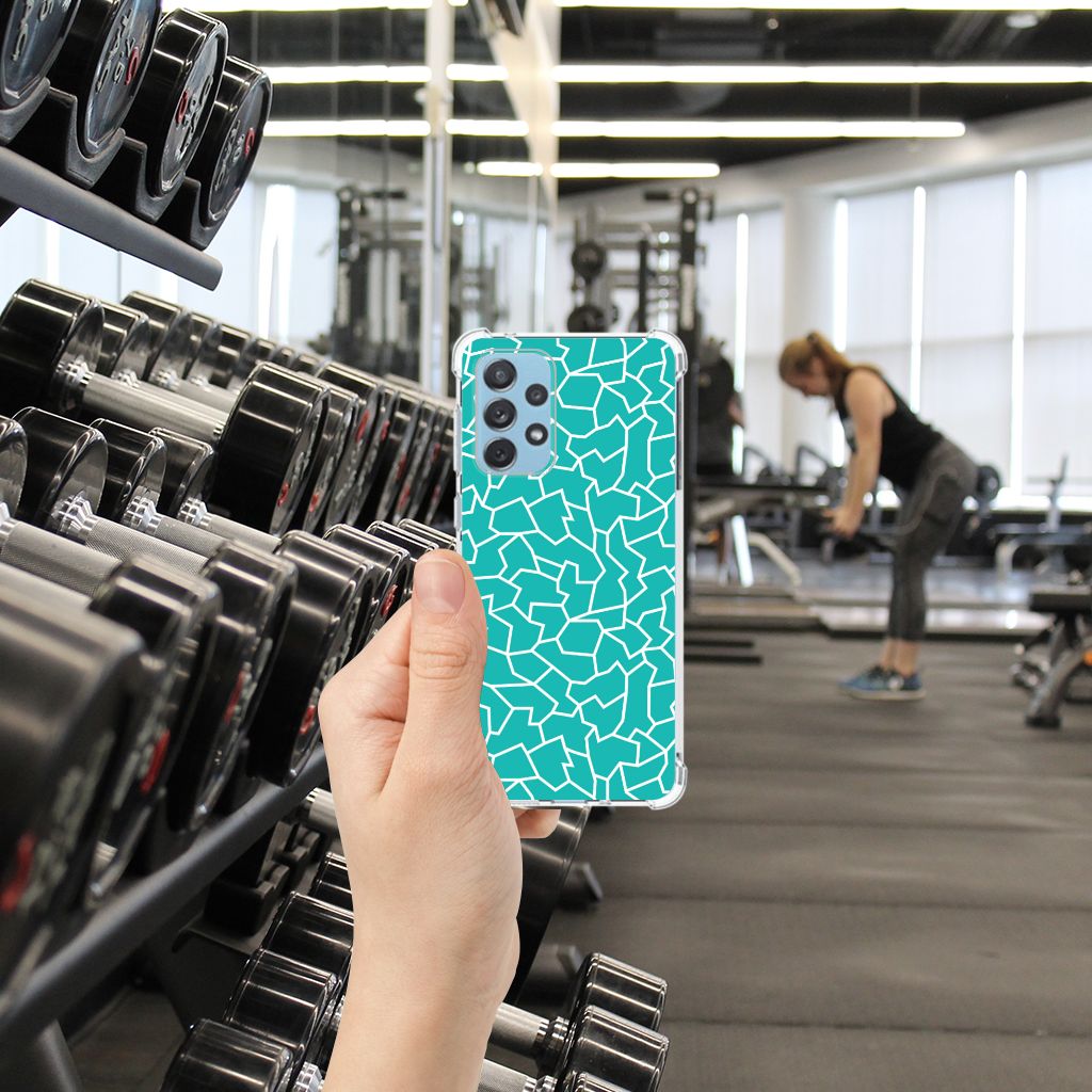 Samsung Galaxy A73 Back Cover Cracks Blue B2C Telecom