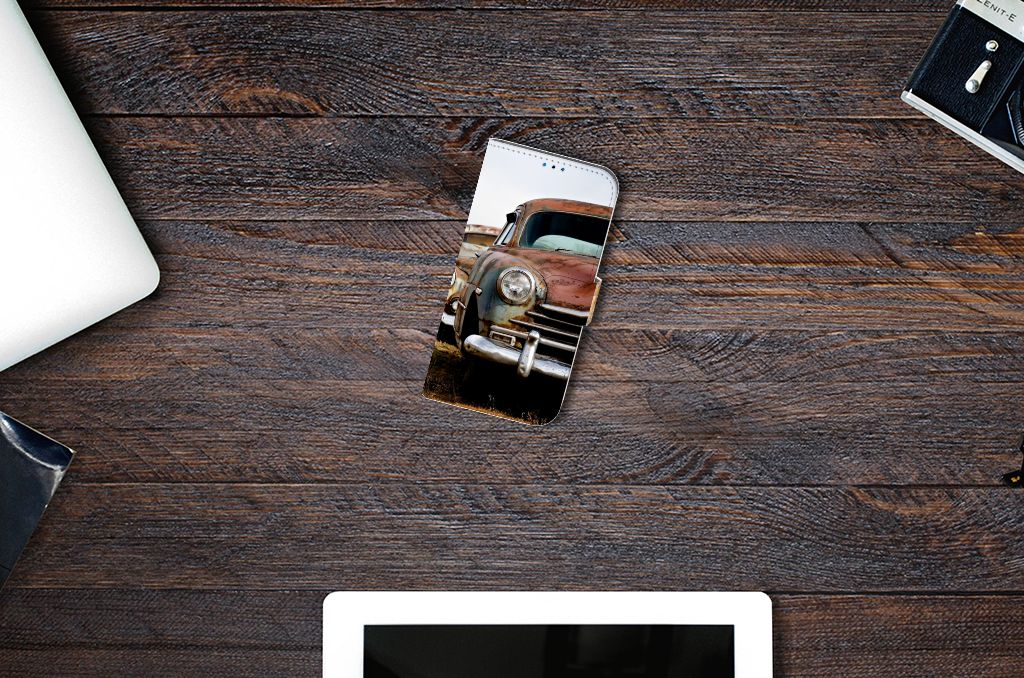 iPhone 14 Pro Telefoonhoesje met foto Vintage Auto