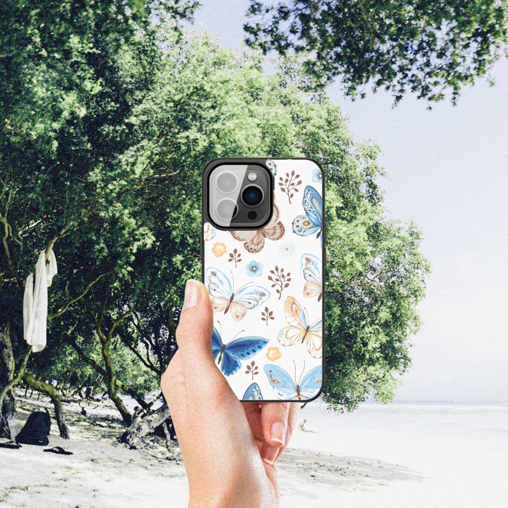 Dierenprint Telefoonhoesje voor iPhone 13 Pro Vlinder B2C Telecom