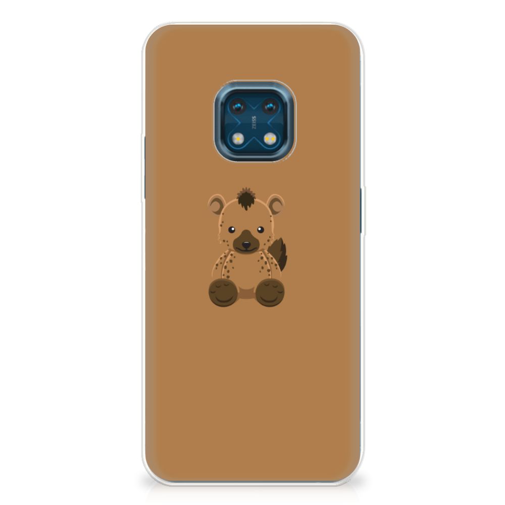 Nokia XR20 Telefoonhoesje met Naam Baby Hyena