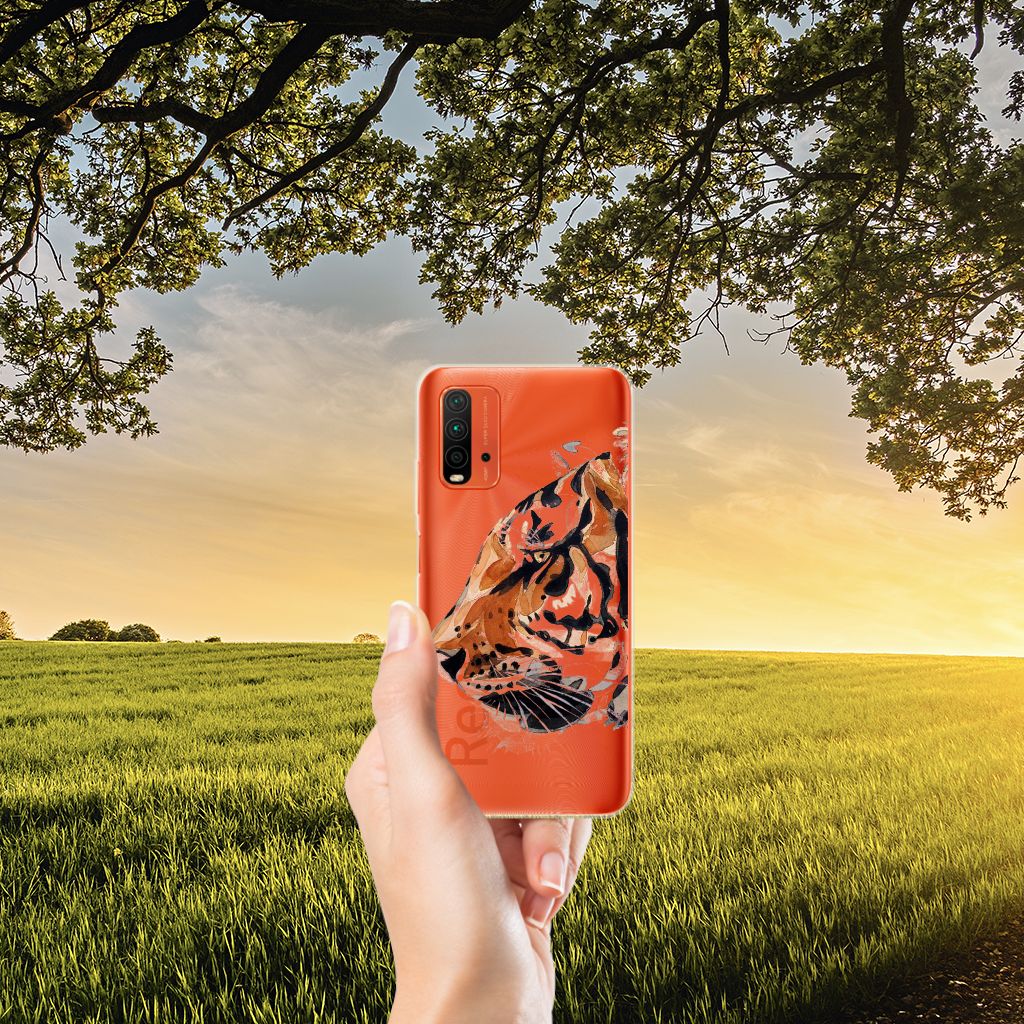 Hoesje maken Xiaomi Poco M3 Watercolor Tiger