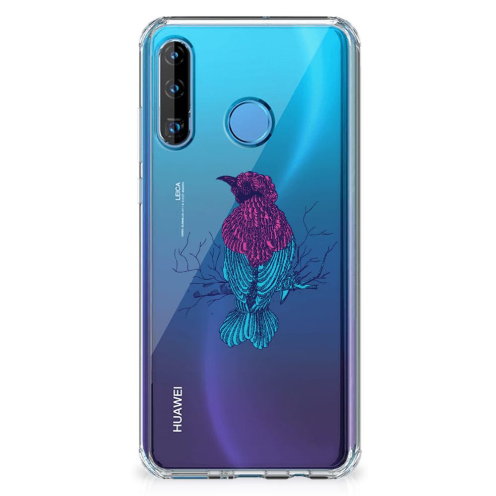 Huawei P30 Lite Stevig Bumper Hoesje Merel