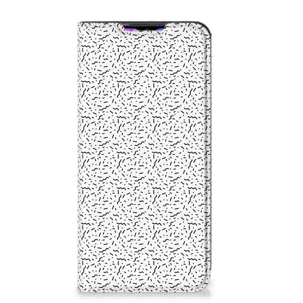 Xiaomi Redmi 9 Hoesje met Magneet Stripes Dots