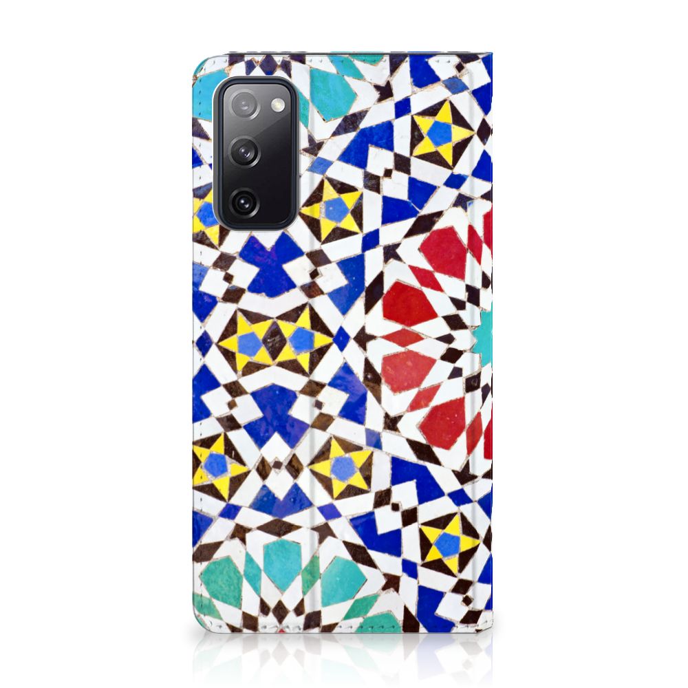 Samsung Galaxy S20 FE Standcase Mozaïek - B2C Telecom