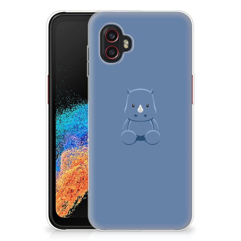 Samsung Galaxy Xcover 6 Pro Telefoonhoesje met Naam Baby Rhino B2C Telecom