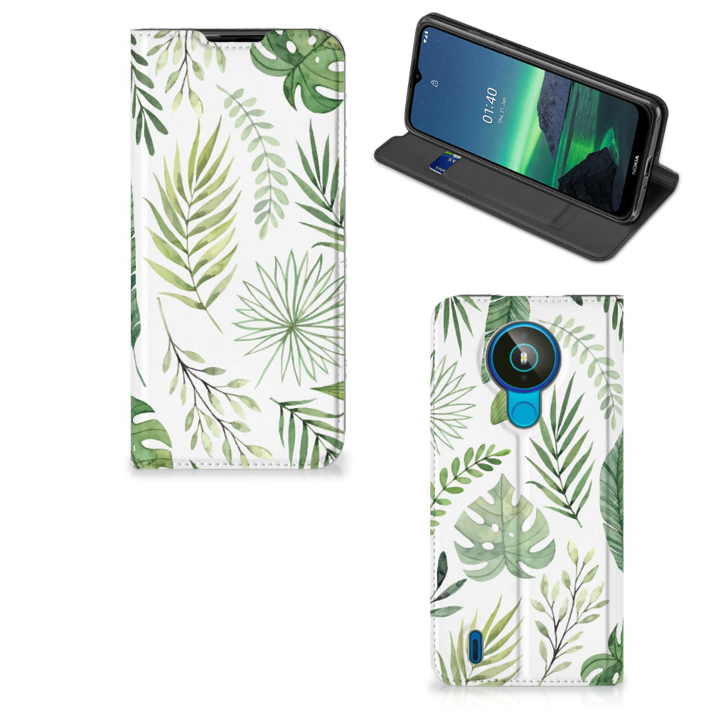 Nokia 1.4 Smart Cover Leaves